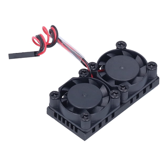 Ymiko Refroidisseur pour Raspberry Pi, Ventilateurs de Refroidissement pour Raspberry Pi, Ventilateurs de Refroidissement pour Raspberry Pi Dissipateur Thermique Radiateur ABS Faible Bruit pour 3B 3B+ 4 4B