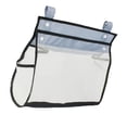 thumbnail image 1 of Organizador de juguetes de baño de malla, bolsa de red, decoración con cremallera inferior, almacenamiento de juguetes de baño multifunción para ducha gris, 1 of 9
