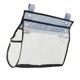 thumbnail image 1 of Organizador de juguetes de baño de malla, bolsa de red, decoración con cremallera inferior, almacenamiento de juguetes de baño multifunción para ducha gris, 1 of 9