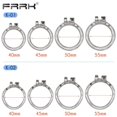 thumbnail image 2 of FRRK Small Short Sissy Negative Chastity Cock Cage Device with Cylinder Inverted Steel Penis Rings Flat BDSM Sex Toys for Adults, 2 of 5