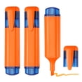 thumbnail image 1 of Uxcell Highlighter Pen, 3 Pack Water Based Broad Tip Writing Marker Pens Cute Pastel Colored Highlighter Studying Supplies for Office Home Daily Use, Light Orange, 1 of 6