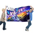 thumbnail image 2 of Rocket League Bandera impresa con temática, regalo perfecto para fanáticos, amigos y familiares, y adecuada para actividades al aire libre e interiores, decoraciones de fiesta. 90 cm × 150 cm., 2 of 6