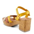 thumbnail image 5 of Patrizia Women's SANDRINE Quarter Strap Cork Platform Sandals Mustard Multi EU 38 / US 7.5 - 8, 5 of 5