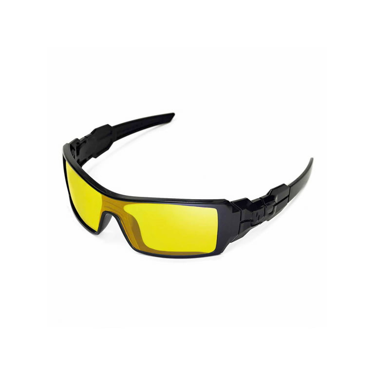 Forslag Kor Databasen Walleva Yellow Replacement Lenses for Oakley Oil Rig Sunglasses -  Walmart.com