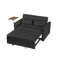 thumbnail image 5 of Holaki 53.14" Tufted Pull Out Sofa Couch Bed,3 in 1 Convertible Loveseat Sleeper Sofa Sofacama Velvet Recliner Loveseat with Side Table and Pockets,2 Pillows for Living Room,Apartment,Small Space, 5 of 8