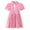 Pink, variant on THDHVS Girls Casual Dresses,Summer Dresses for Kids,Girls' Summer Short Sleeve Doll Neck Cute Princess Dress Round Neck Princess Bow Skirt