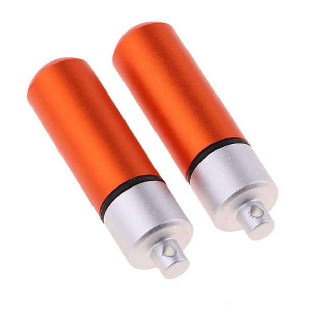 2x Caja de almacenamiento de metal de aluminio de viaje Organizador de caja con llavero Botella portátil para viajar Camping naranja Soledad Mini llavero de aluminio