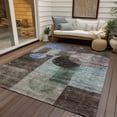 thumbnail image 6 of Addison Rugs Chantille Indoor/Outdoor Transitional Geometric Brown Washable Rectangle Rug, 10' x 14', 6 of 6