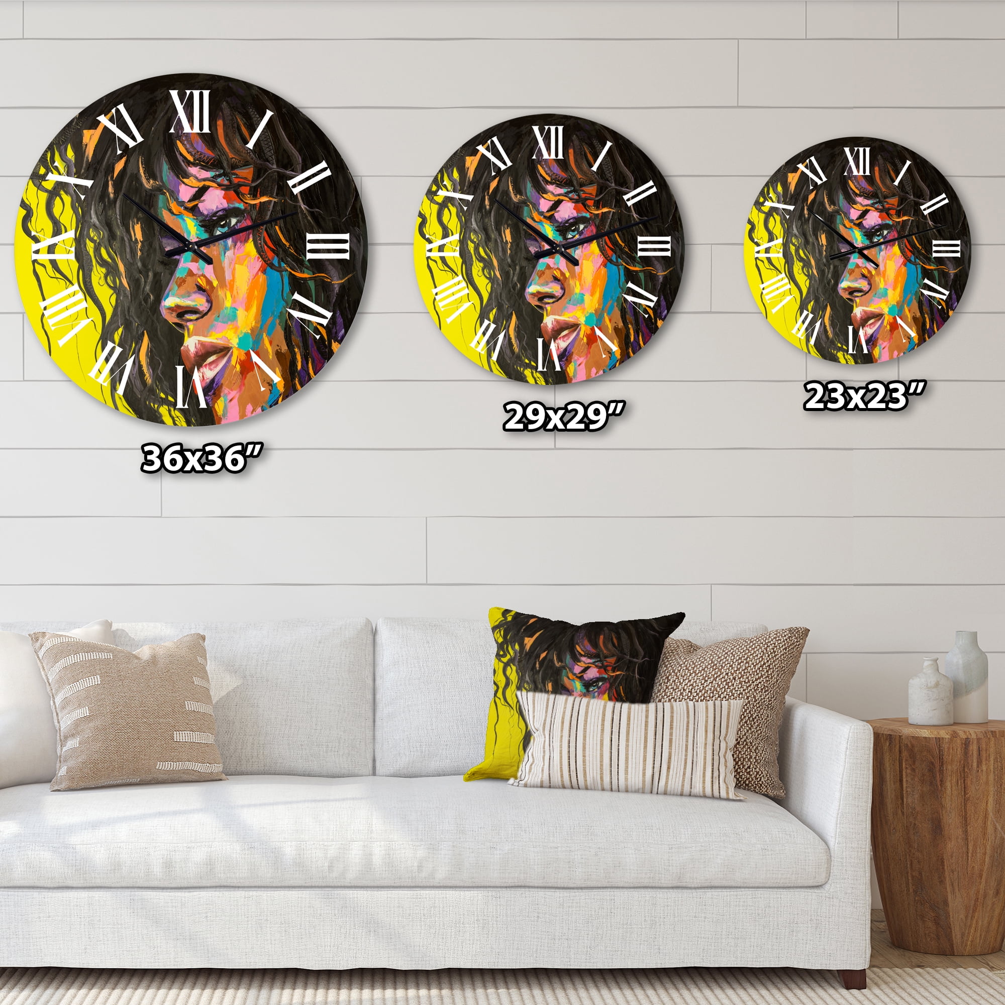 Designart 1 in Quartz Modern/Contemporary Wall Clock