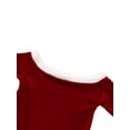 thumbnail image 3 of Kmbangi Christmas Little Girls Outfit, Off Shoulder Tops, Bell-bottomed Pants, 3 of 10