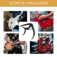 thumbnail image 3 of unbranded Capo Para Guitarra Acústica Compacto Negro Fácil De Ajustar Para Principiantes Y, 3 of 7