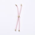 thumbnail image 2 of Nylon Twisted Cord Bracelet Making Slider Bracelet Making with Brass Findings Cadmium Free & Lead Free Long-Lasting Plated Tree of Life Pink Real 18K Gold Plated 210~220x2mm Hole: 2mm, 2 of 5