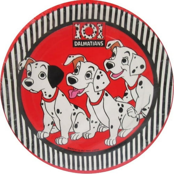 101 Dalmatians Small Paper Plates (8ct)