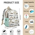thumbnail image 6 of Marine Life Themed Ergonomic Backpack - Waterproof, Breathable & Adjustable School Bag with Side Pockets, 6 of 6
