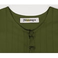 thumbnail image 7 of Moomaya Solid Half Button placket Tunic For Womens Casual Round Neck Basic Pleated Long Top, 7 of 7