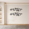 thumbnail image 2 of Keyohome Metal Bird Wall Art Decor Birds on The Branch Decor Metal Sculpture Silhouette Ornament Branch Wall Hanging Sign for Balcony Garden Home,2Pcs,Black, 2 of 8