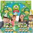 thumbnail image 5 of Frog Keroppi Balloons Party Supplies Birthday Favors Decorations Decor Kit Latex, 5 of 5
