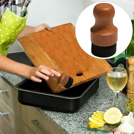 

Oil Wax Applicator Cutting Board Oil Wax Applicator Food Grade Wood Handle Sponge Applicator For Home Pizza Dough Container High Heat Chocolate Brush Kitchen Utensil Set with Holder Small Spatula