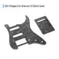 thumbnail image 1 of Ensemble de Protège-Piquets pour Guitare Électrique en Celluloïde et PVC 4 Plis Style SSH - Compatible avec les Modèles American ST, Comprend une Plaque Arrière et 18 Vis, Épaisseur de 0,1 Po, Fini Perle Noir, 1 of 6
