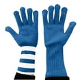 thumbnail image 3 of breaise Knitted Winter Gloves for Women and Men Long Wrist Length Stripe Gloves, 3 of 3