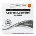 thumbnail image 6 of HOUSELABELS Compatible DYMO 30252 RD, BL, YL, GN Address Labels (1-1/8"x3-1/2"), strong permanent adhesive, compatible with DYMO LW 450, 4XL, Rollo & Zebra Desktop Printers, 100 Rolls /35000 Labels, 6 of 8