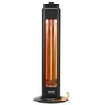 thumbnail image 1 of VEVOR Infrared Heater, 1500W Electric Space Heater with Remote Control & 3 Speeds & 24H Timer & Multiple Security Protections, Indoor/Outdoor, 1 of 9