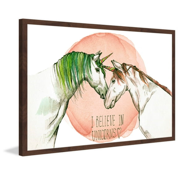 I Believe in Unicorns II Framed Painting Print