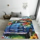 thumbnail image 5 of Balery Floral Truck Welcome Manta de Felpa Suave y Acogedora – Cobija de Franela Aterciopelada para Cama, Lavable y Cálida para Sofá, Mascotas, Transpirable-50"x40", 5 of 7