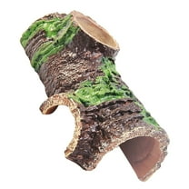 LULULION Space Saving Light Brown Reptile Habitat Hideout for Home Terrarium Decor