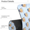 thumbnail image 4 of Yayeee Faucet Mat for Kitchen Sink 14.7" Diatomite Long Splash Guard Pad, Blueberry Pancake Pattern, 2 Pack, 4 of 7