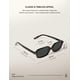 thumbnail image 3 of Gafas de Sol Retro Rectangulares Polarizadas para Mujer TIJN Magnus, 3 of 8