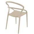 thumbnail image 5 of Compamia Pia Patio Dining Chair in Taupe, 5 of 6