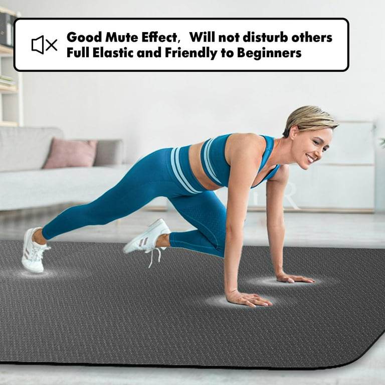 Exercise Mat 6mm Yoga Mat Reviews Intersky Extra Wide Yoga Mat