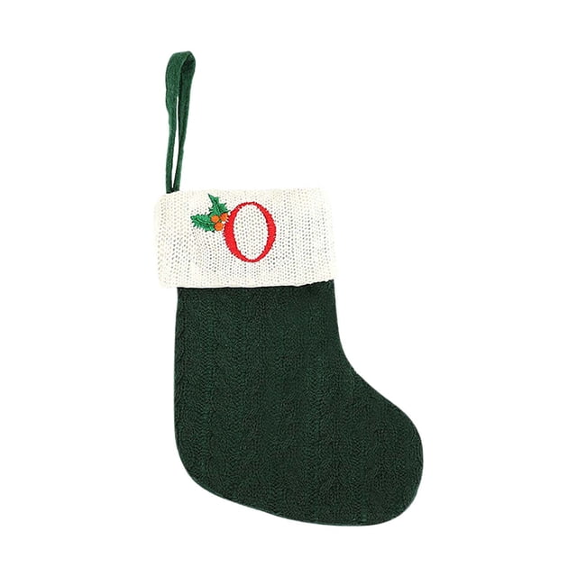 Xihbxyly Hallazgos de Ganga Adornos Navideños Adornos para Chimenea Bolsas de Regalo Calcetines de Caramelo Calcetines Navideños Tejidos
