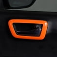 thumbnail image 5 of TINKI ABS Inner Car Look Interior Door Handle Panel Cover Trim Fit for Toyota Tacoma 2016 2017 2018 2019 2020 2021 2022 2023 Interior Door Handle Frame, 5 of 14