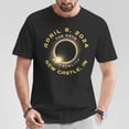 thumbnail image 2 of New Castle Indiana Solar Eclipse Totality April 8 2024 T-Shirt – Celestial Event Graphic Tee for Men Women Kids, Astronomy Enthusiast Design Featuring Path of Totality,, 2 of 3