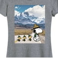 thumbnail image 3 of Peanuts - Camper Snoopy - Women's Short Sleeve Graphic T-Shirt, 3 of 6