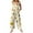 #003-Yellow, variant on Xyxonk Gray Jumpsuits for Women Floral Printed Sleeveless Cotton Jumpsuit Oversized Fashion Romper with Pockets Stretchy Jumper Gray 2XL
