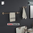 thumbnail image 5 of Champagne Bronze Towel Bar, 20.5 Inch 304 Stainless Steel Thicken 0.8mm Towel Rack Bathroom, Towel Holder Wall Mount, Useable Length 18 Inch, TB110L18-CB, 5 of 9