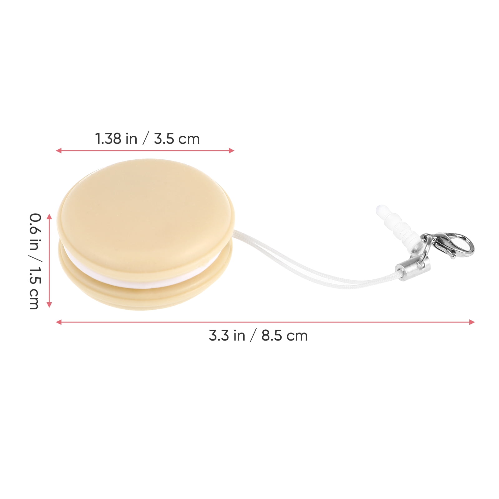 LABSERRON 6-Pack Mobile Phone Hanging Decor with Screen Cleaning Cloth for Glass, Mirrors, and Easy Maintenance