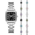 thumbnail image 4 of NovaStitch Watches for Women Luxury Dress Quartz Analog Casual Square Watch Stainless Steel Waterproof Luminous Date Fashion Ladies Wrist Watches Gifts Relojes, 4 of 6