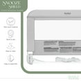 thumbnail image 3 of Evolur Snooze Shield Universal Swing-Down Guardrail, Gray, 3 of 12