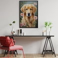 thumbnail image 5 of Golden Retriever With Flower Oil Painting 1000 pcs puzzles for adults,Puzzle for Dog Lovers to Enjoy and Relax,Gift for Christmas,Wooden, 5 of 8