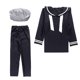 thumbnail image 3 of KAKOWELY 1 juego de uniforme azul marino para Halloween, traje de marinero para cosplay, conjunto de disfraces de fiesta para adultos (talla única, azul), 3 of 4