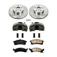 thumbnail image 2 of PowerStop Front Stock Replacement Brake Pad and Rotor Kit with Calipers Fits: BUICK CHEVROLET OLDSMOBILE PONTIAC Select Models KCOE3156, 2 of 5