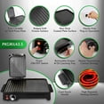 thumbnail image 2 of Electric Griddle - Crepe Maker Hot Plate Cooktop with Press Grill for Paninis, 2 of 6