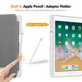 thumbnail image 4 of Fintie Case for iPad 9.7 6th Gen / 5th Gen - TPU Back Shell Cover with Pencil Holder & Adapter Slot, 4 of 7