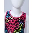 thumbnail image 7 of Hansber Kids Girls Athletic Sets for Gymnastics Sports Workout Fitness Outfits 2 Piece Tank Crop Tops Leopard 6, 7 of 7