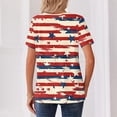 thumbnail image 5 of 250th Anniversary USA Shirt Casual 250 Years Of Freedom T Shirt Short Sleeve Tshirts Patriotic Shirts Tops, 5 of 5