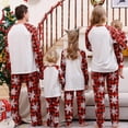 thumbnail image 3 of 2023 New Family Christmas Matching Clothes Adult Kids Cartoon Cute Pajamas Set Casual Loose 2 Pieces Sleepwear Xmas Look Outfits, 3 of 4